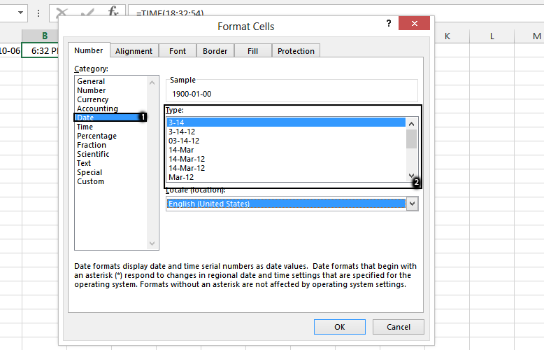 Excel Date And Time Formatting Data Presentation Free Online Tutorial Library 1560